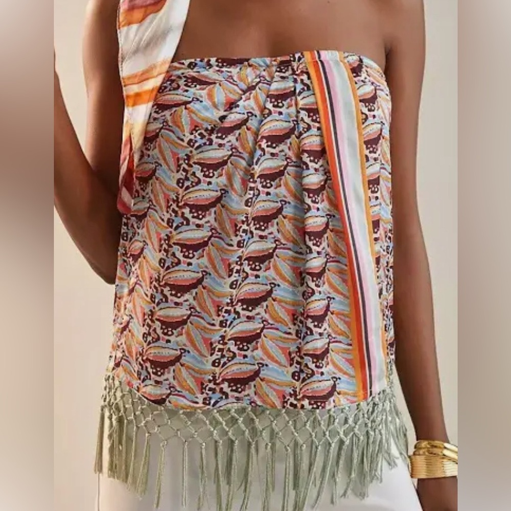 Anthropologie scarf tube top !!!